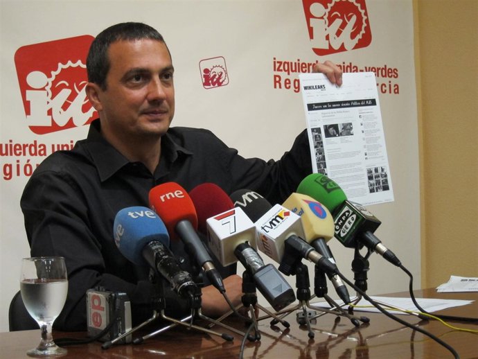 El Coordinador De IU-Verdes En La Región De Murcia, José Antonio Pujante