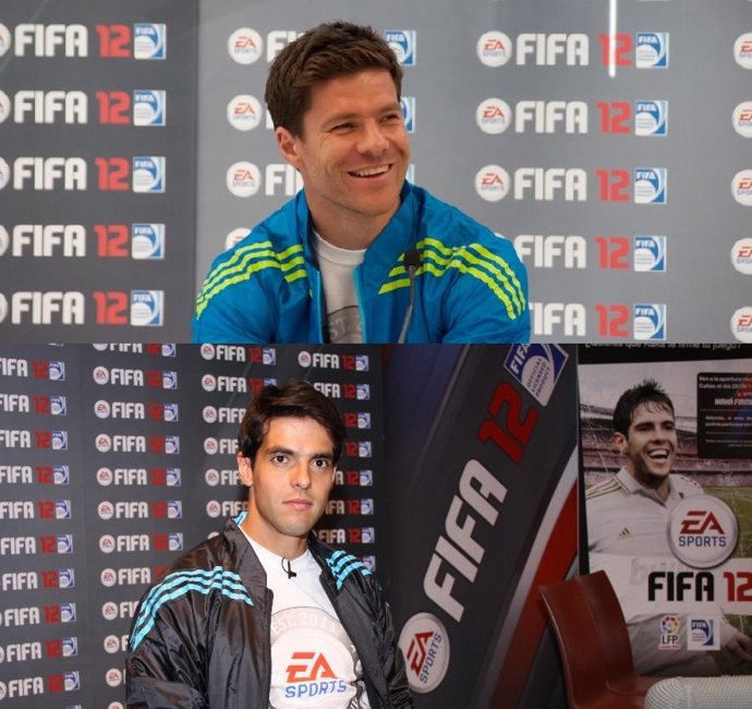 Xabi Alonso Y Kaká Presentan 'Fifa 12'