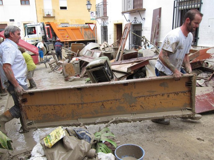 Efectos De La Riada Del Pasado Mayo En Cañete