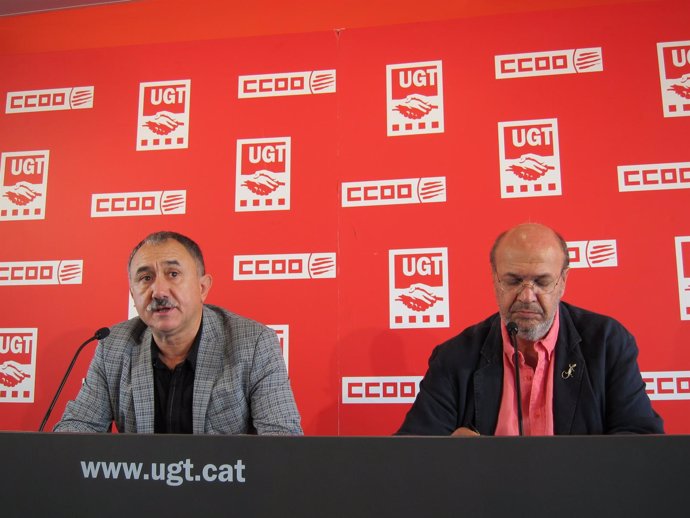 Álvarez (UGT) Y Gallego (CC.OO.)