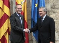 Tajani (UE) dice que la defensa del Corredor Mediterráneo frente al Eje Central es "problema interno" español