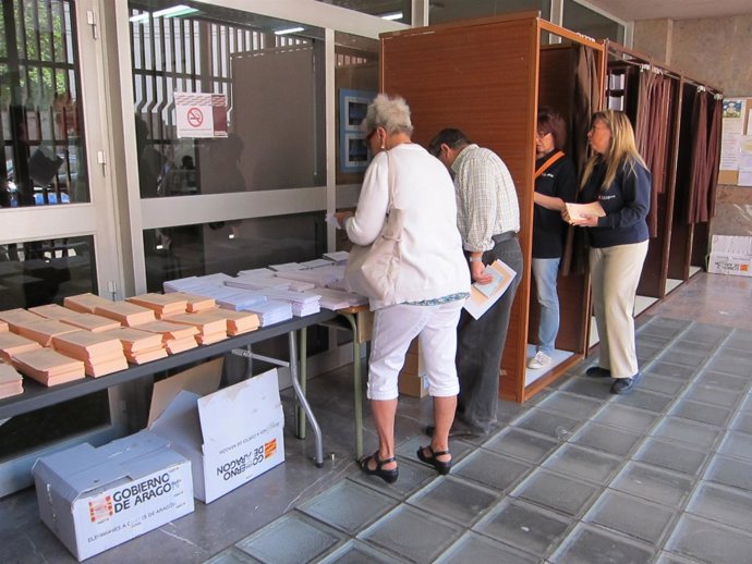 Colegio Electoral En Aragón
