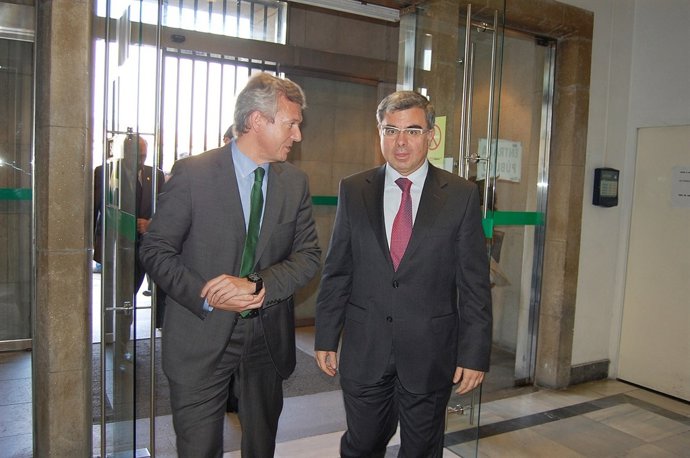 Alfonso Rueda En Su Visita A Ourense 