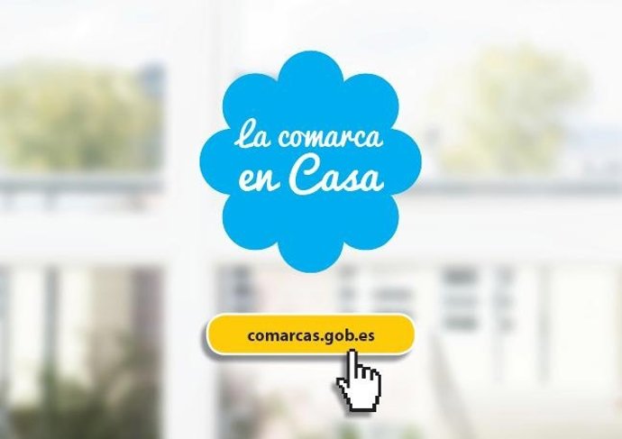 Cartel De La Campaña La Comarca En Casa