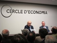 Mas-Colell reivindica la catalanidad de CatalunyaCaixa y Unnim pese al control estatal