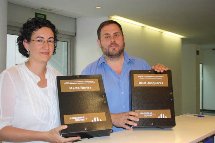 Marta Rovira Y Oriol Junqueras