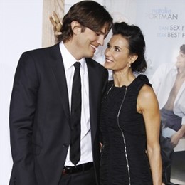 Ashton Kutcher Y Demi Moore 