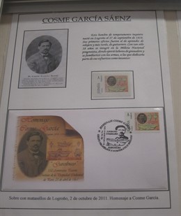 Sello Del Homenaje A Cosme García