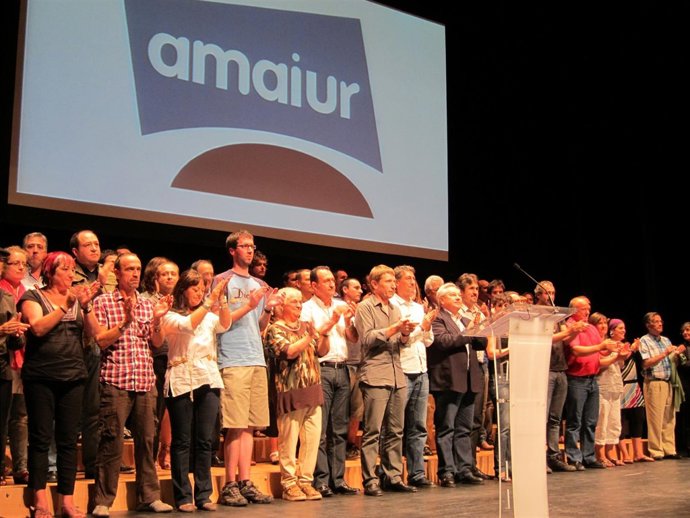 Presentación De La Coalición Amaiur.
