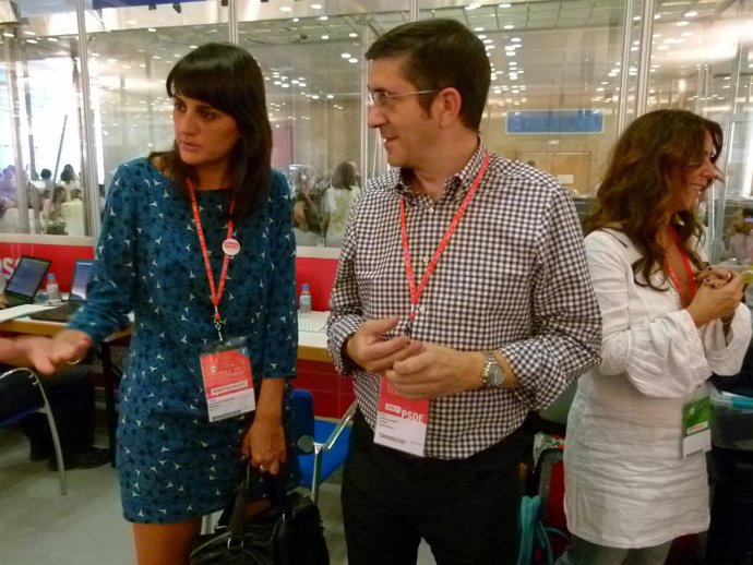 María González Veracruz Junto A Patxi López