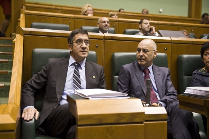 Lehendakari Patxi López Y Rodolfo Ares