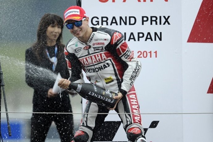 El Piloto Español Jorge Lorenzo
