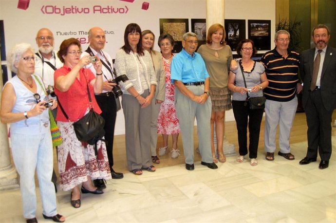 Micaela Navarro En La Inauguración De La Exposición