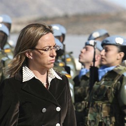 Ministra de Defensa, Carme Chacón