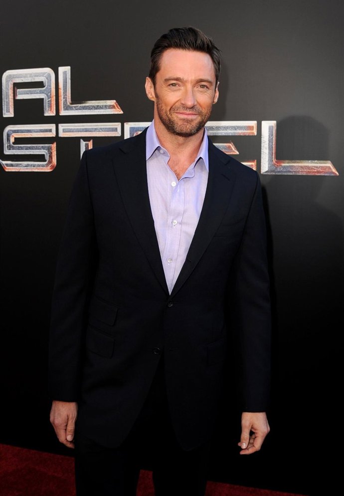 Hugh Jackman Posando En Un Photocall