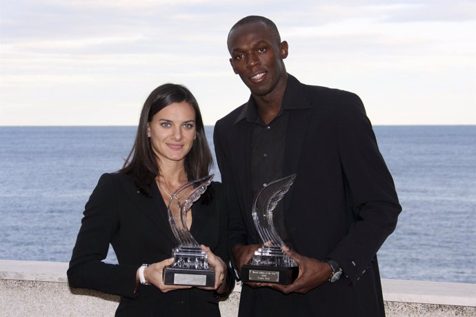 Yelena Isinbayeva Y Usain Bolt 