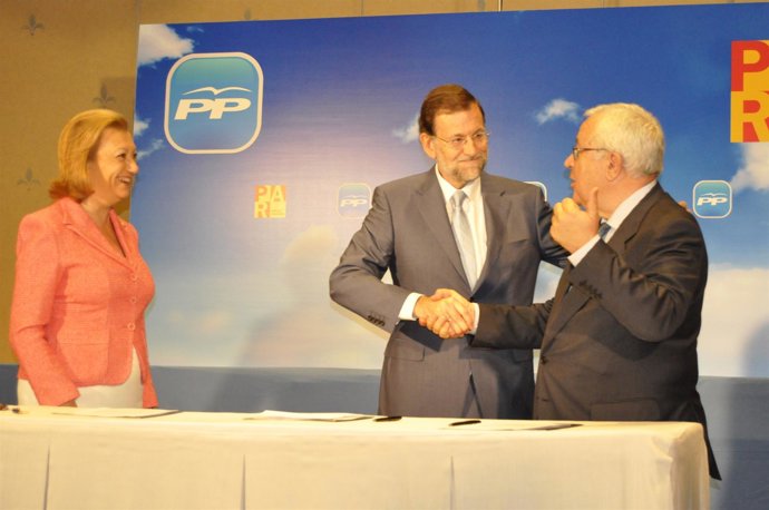 Firma Del Acuerdo Electoral Entre PP Y PAR.
