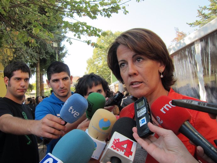 La Presidenta Del Gobierno De Navarra, Yolanda Barcina.