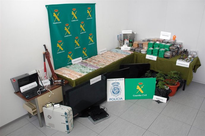 Material Incautado En La Operación En Tarragona