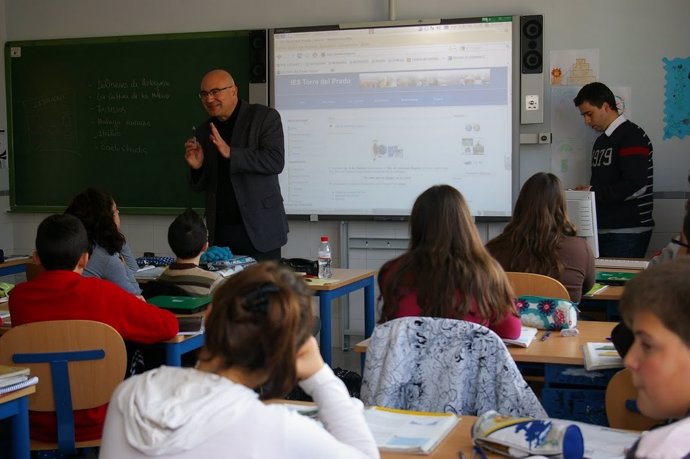 Una Clase De Un Instituto Andaluz, Escuela TIC 2.0