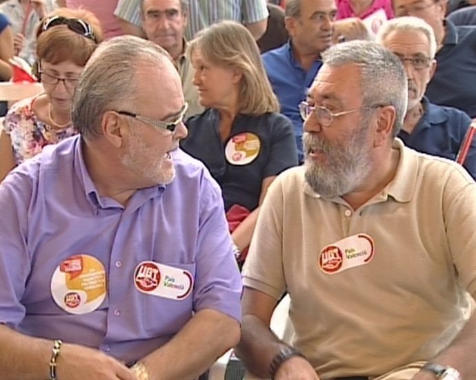 Méndez Y Hernández En La Asamblea De Delegados De UGT PV En Valencia