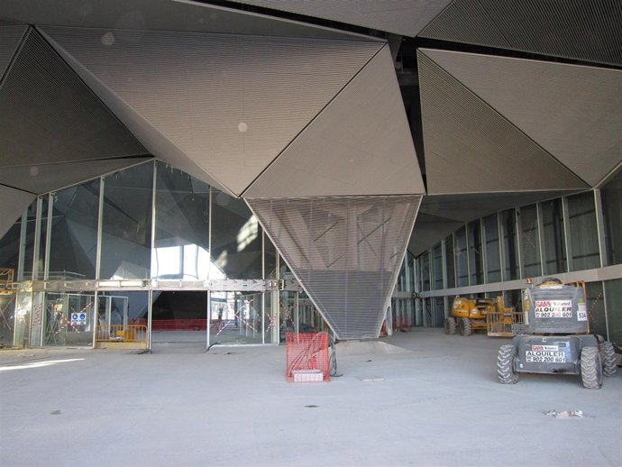 Imagen Del Interior De La Estación En Obras