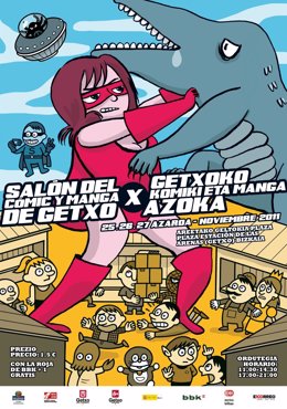 Getxoko X. Komiki eta Manga Azokak badu kartela