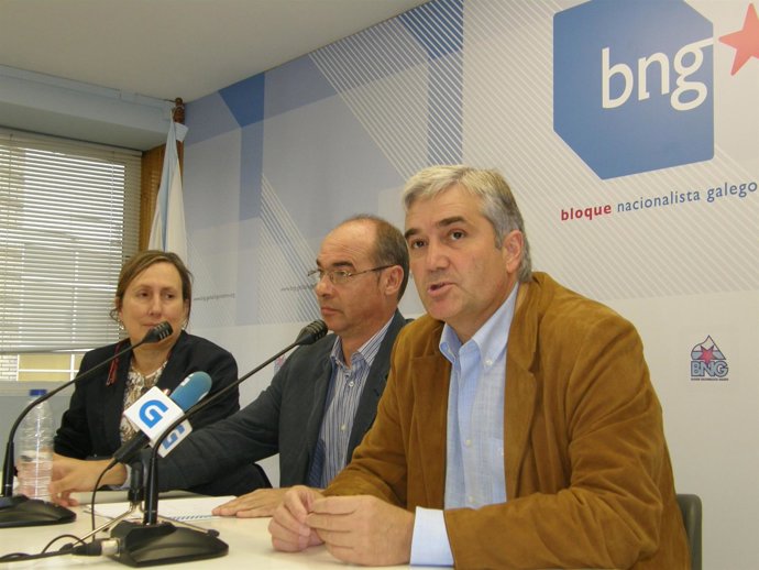 FOTOS BNG LUGO: Rolda De Prensa De Francisco Jorquera, Fernando Blanco E María X