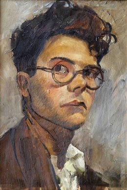 "Autorretrat"  De Josep Subirats (C.1930) (Col·Lecció Família Subirats)