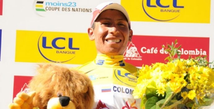 El Ciclista Colombiano Nairo Quintana
