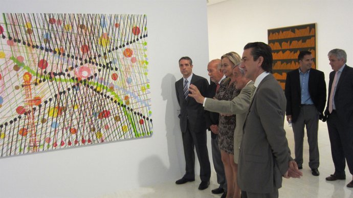 Un Momento De La Inauguración De La Exposición En El MACA