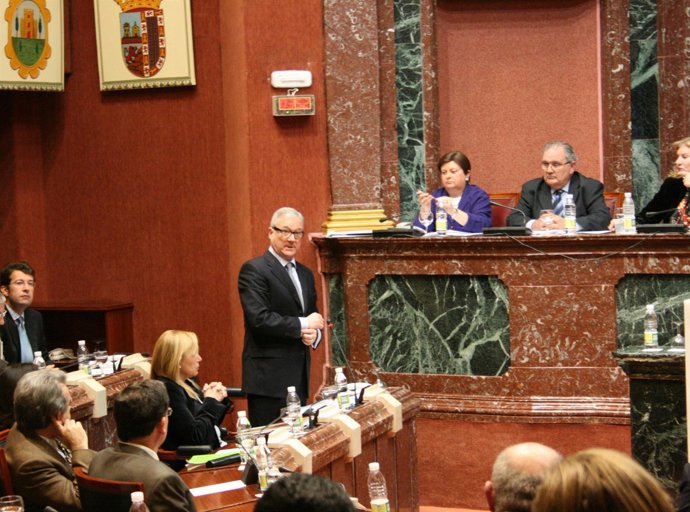 Valcárcel en la Asamblea Regional de Murcia