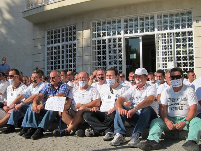 Extrabajadores De Primayor Concentrados Hoy