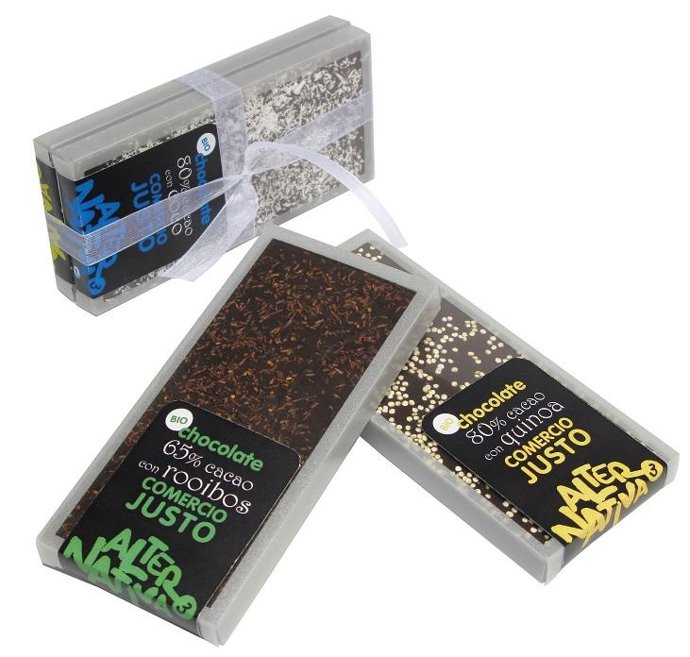 Muestra De Chocolates De Comercio Justo De Alternativa3