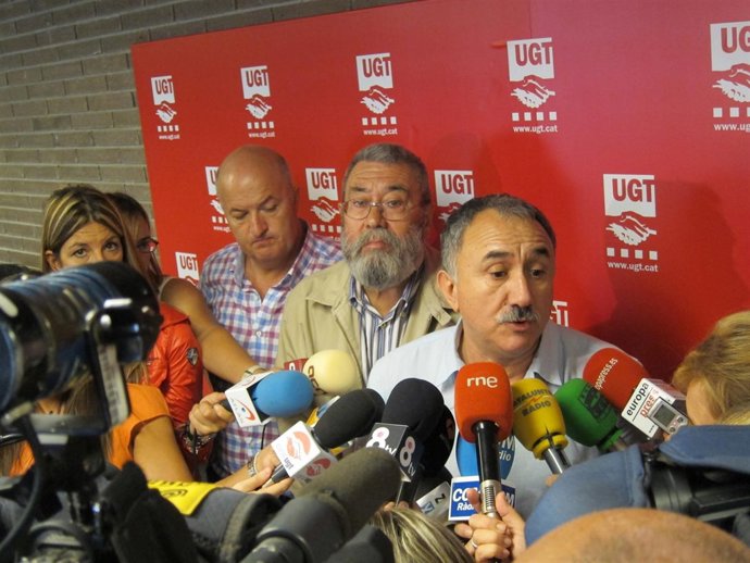 Cándido Méndez Y Josep Maria Álvarez (UGT)