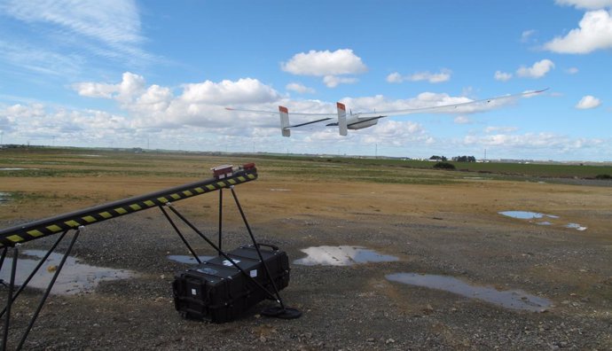 Uno De Los Aviones No Tripulados (UAV) Desarrollados Por CATEC.