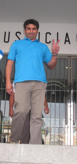 Juan José Cortés, A Su Salida Del Juzgado