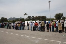 Acampados En Lorca Tras El Terremoto