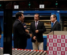 Un Momento De La Visita A Las Instalaciones