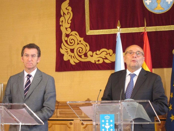 Reunión Del Presidente Y Del Alcalde De Ourense
