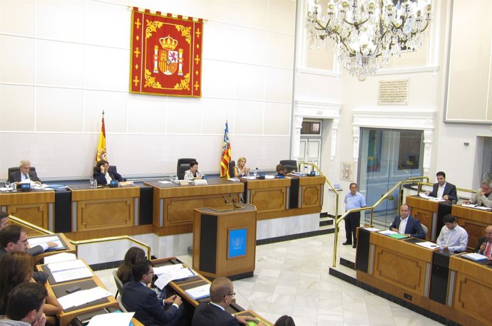 Imagen Del Pleno De La Diputación Celebrado Este Miércoles