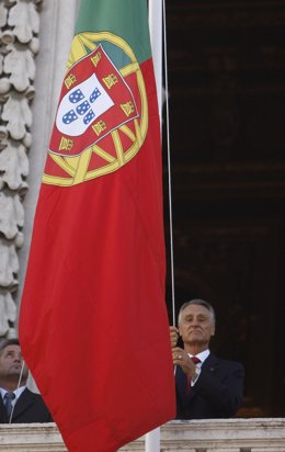Cavaco Silva, bandera de Portugal