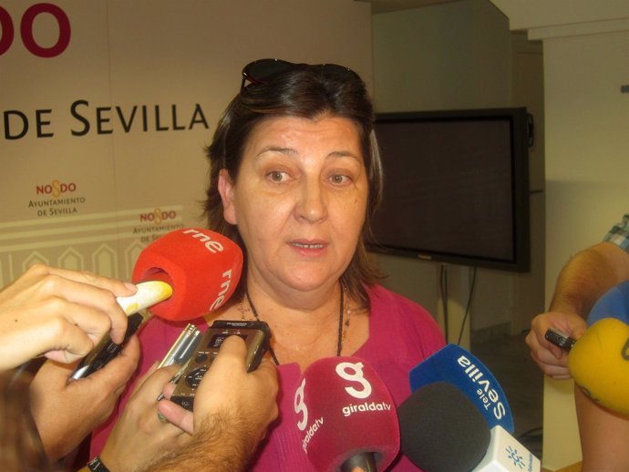 La Portavoz Adjunta De IU Del Ayuntamiento De Sevilla, Josefa Medrano