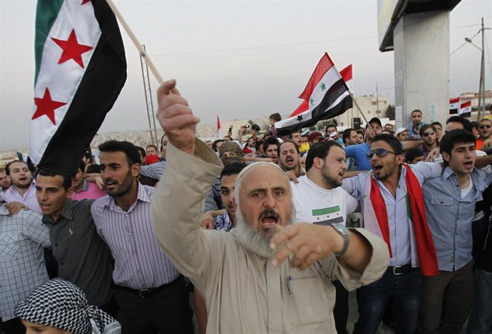 Manifestación En Siria
