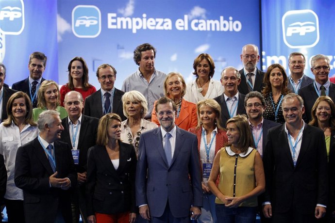 Mariano Rajoy En La Primera Jornada De La Convención Del PP