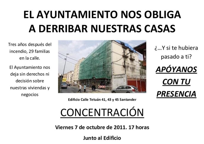 Concentración En Tetuán