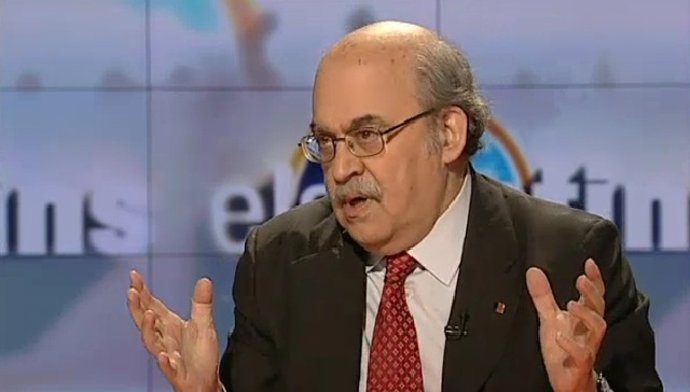 El Conseller A.Mas-Colell En Tv3