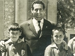 Rubalcaba, Primero Por La Izquierda, En Su Etapa De Colegial Junto A Paco Gento