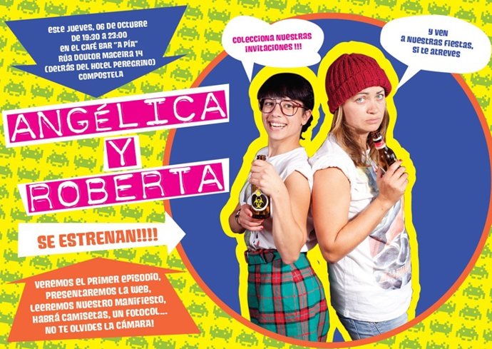Cartel De La Serie En Internet Angélica Y Roberta