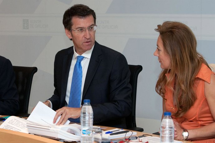 Alberton Núnez Feijóo Preside La Reunion Del Consello De La Xunta